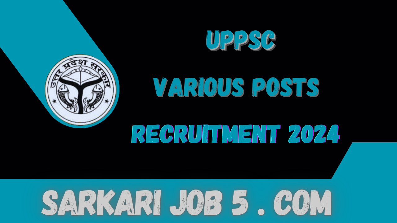 UPPSC Various Post Online Form